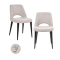 Esszimmerstuhl Tabitha natural fancy fire retardant (Set of 2)