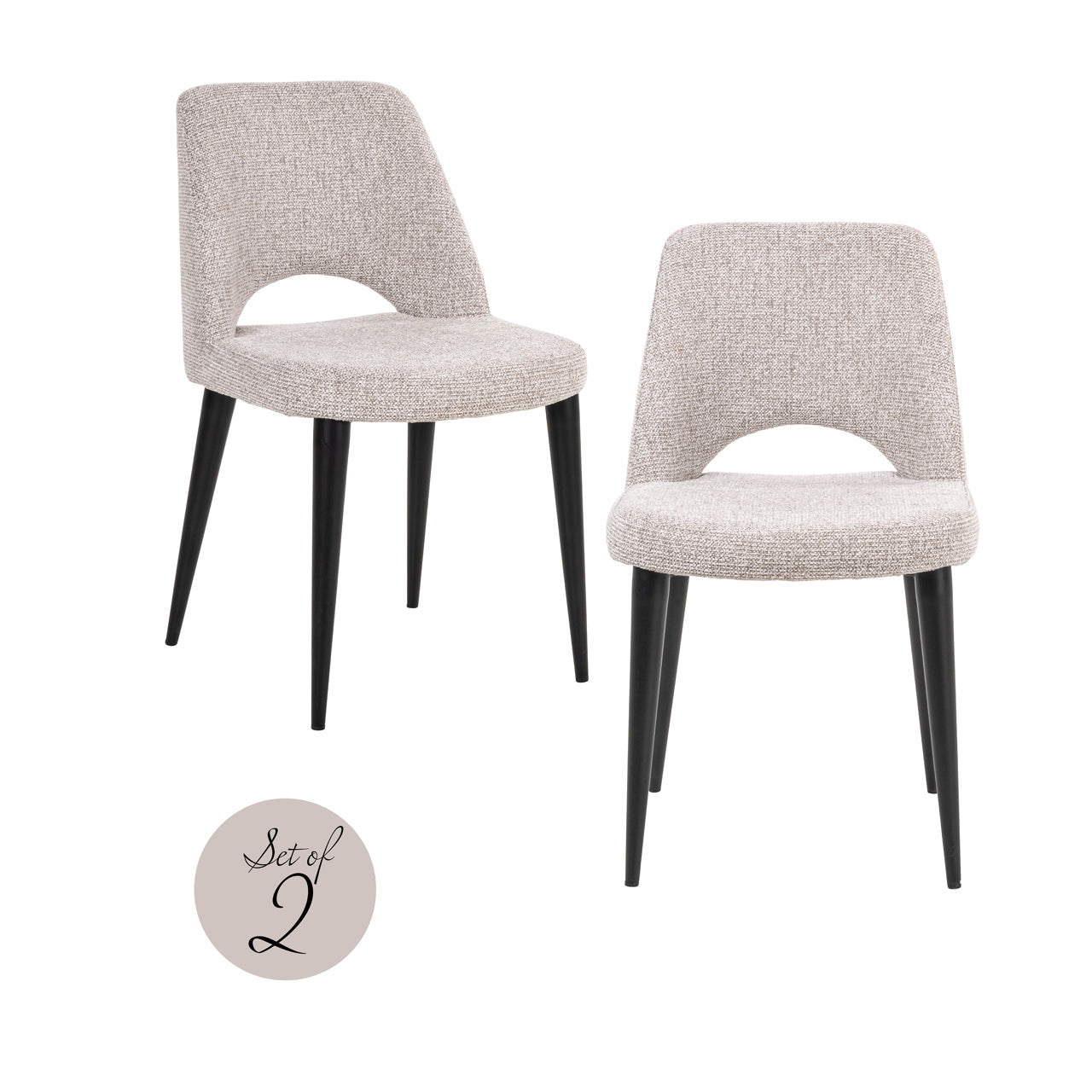 Esszimmerstuhl Tabitha natural fancy fire retardant (Set of 2)