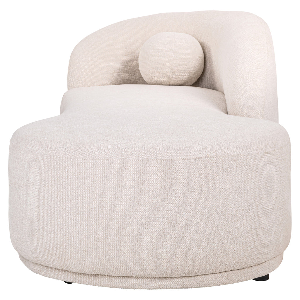 Sofa Emma cream fancy chaise longue