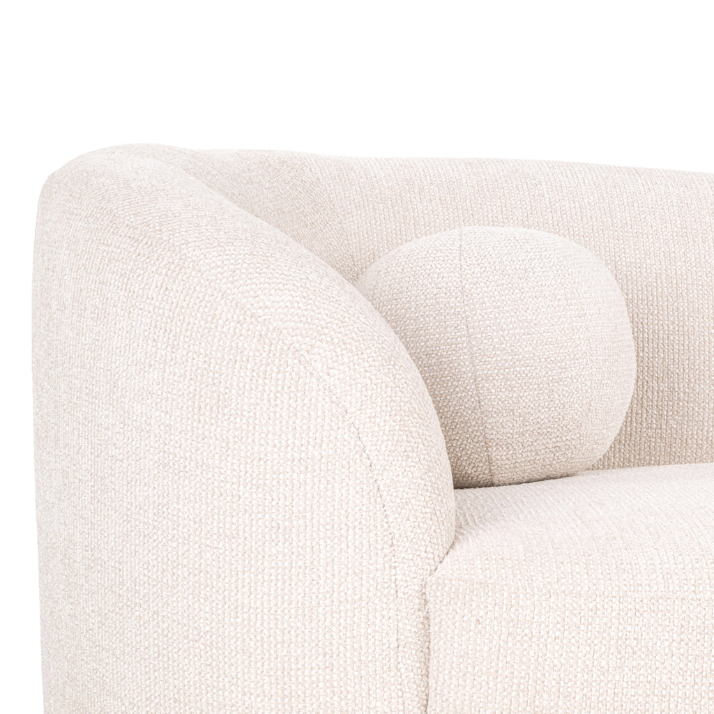 Sofa Emma cream fancy chaise longue