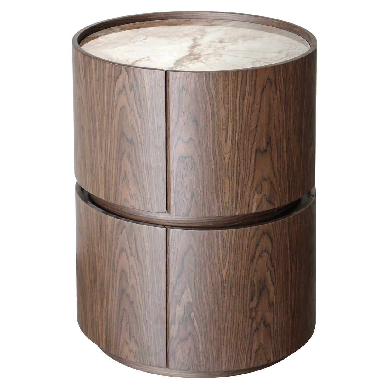 Nachttisch Ellery brown 2-drawers