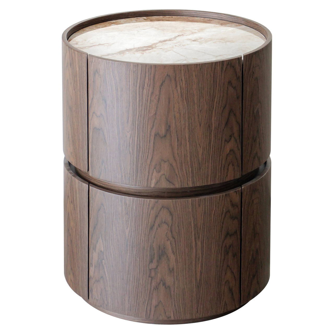 Nachttisch Ellery brown 2-drawers