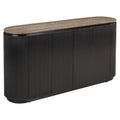 Sideboard Russo ash brown 4-doors