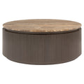 Couchtisch Russo ash brown 90Ø