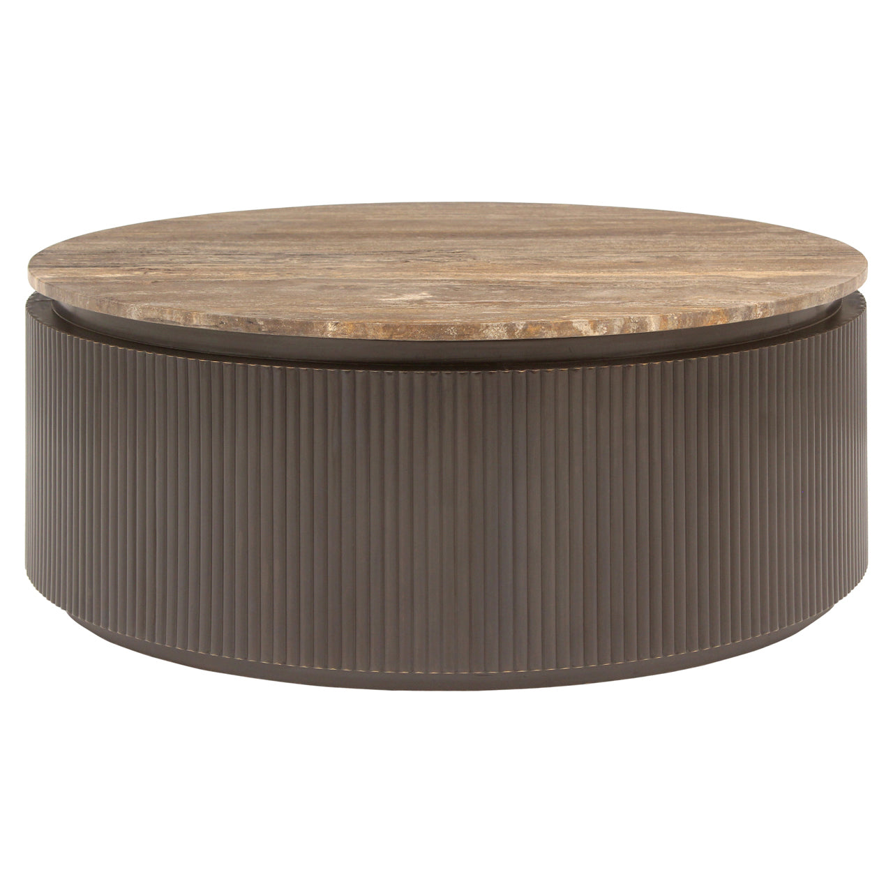 Couchtisch Russo ash brown 90Ø