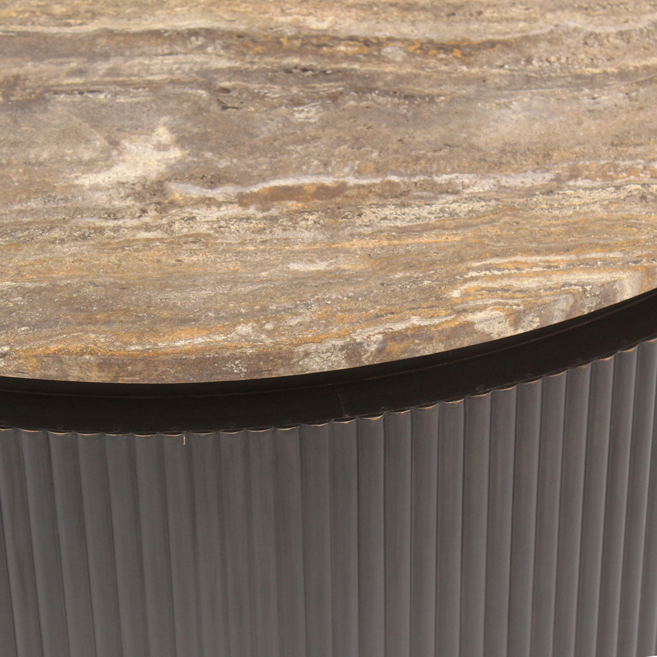 Couchtisch Russo ash brown 90Ø