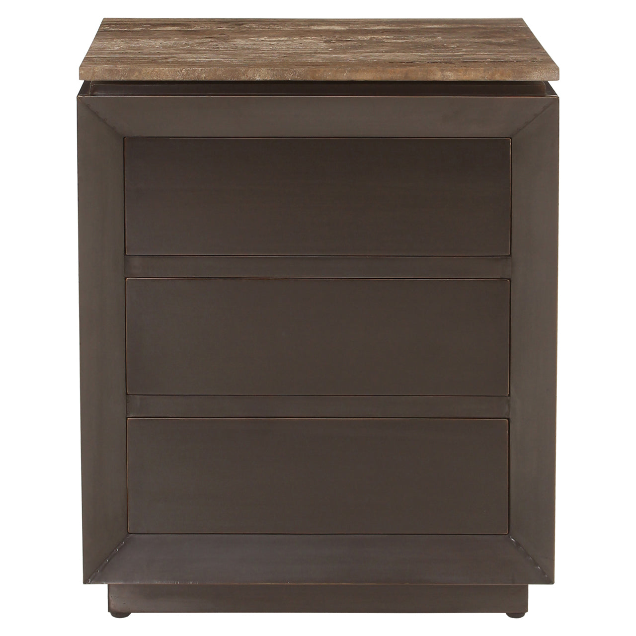 Nachttisch Russo ash brown 3-drawers