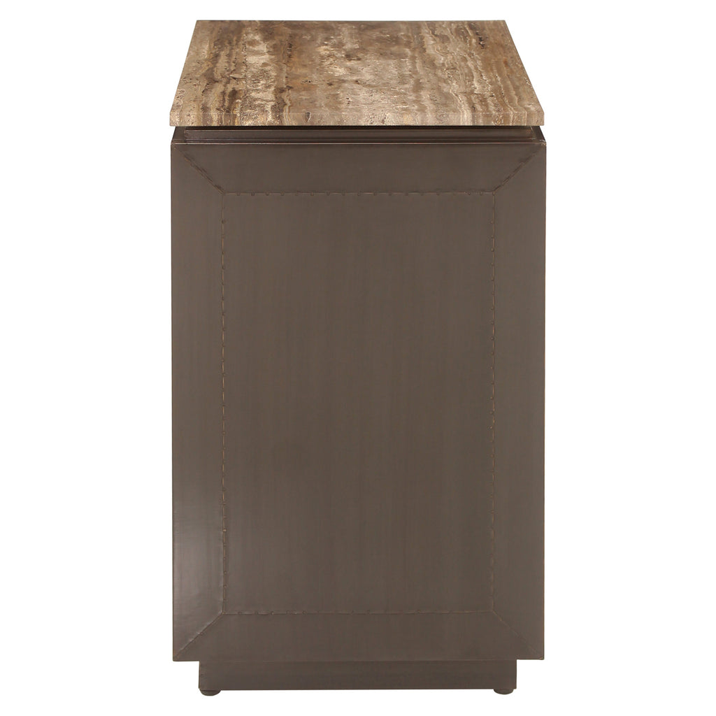 Nachttisch Russo ash brown 3-drawers
