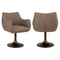 Esszimmerstuhl Aldo brown tweed swivel
