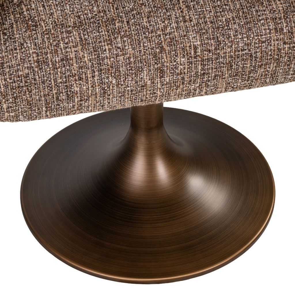 Esszimmerstuhl Aldo brown tweed swivel