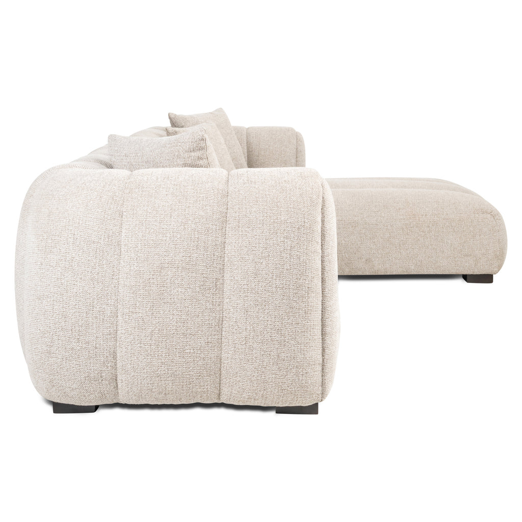 Sofa Novaro natural fancy lounge right