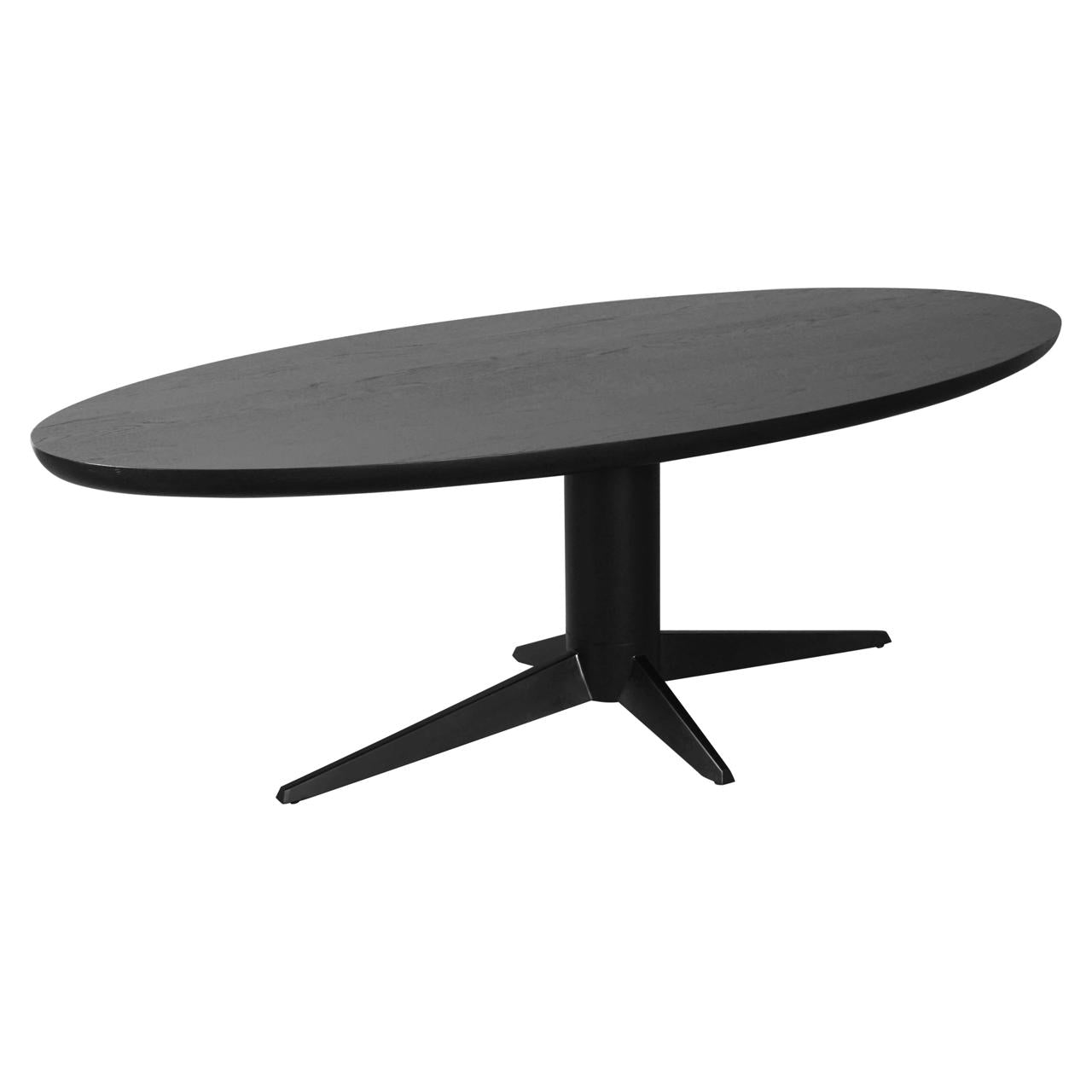 Esstisch Rayford black oval 230