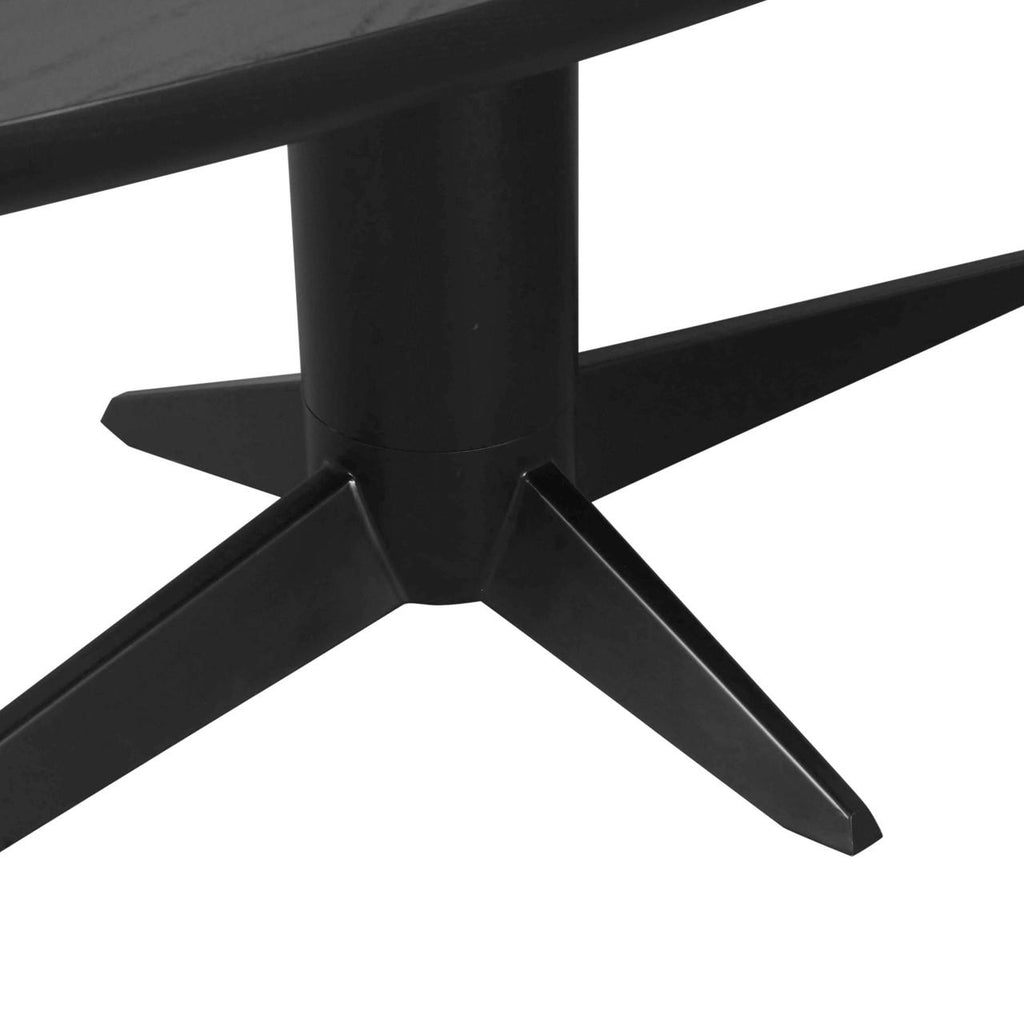 Esstisch Rayford black oval 230