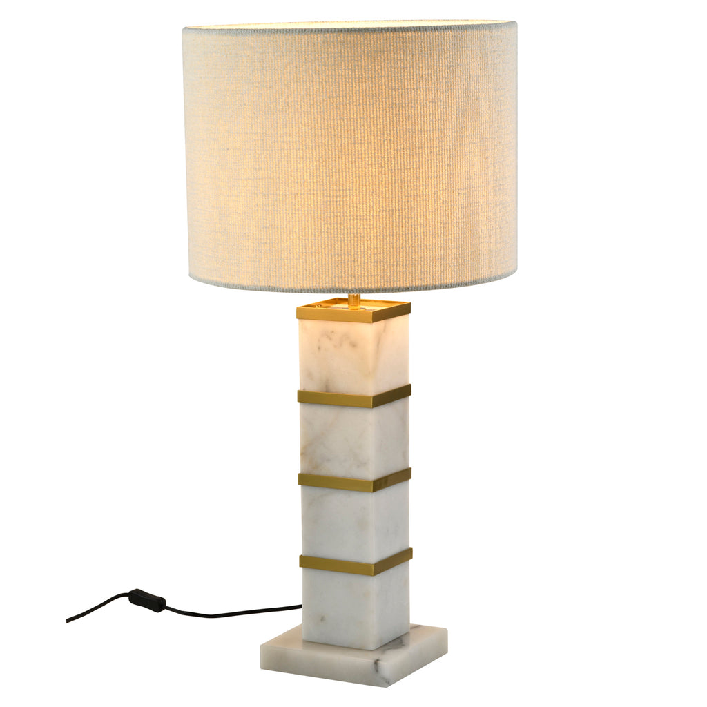 Tischlampe Celinae white including lampshade