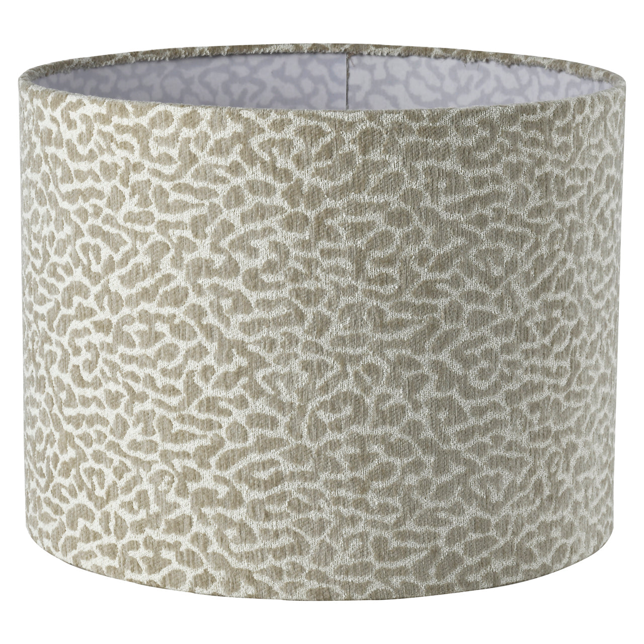 Lampenschirm Zena beige leopard 50Ø
