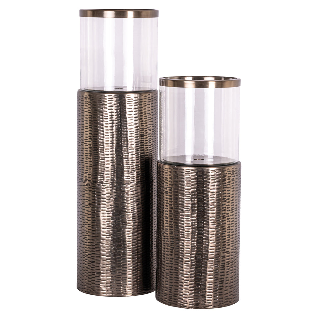 Windlicht Faylen bronze S