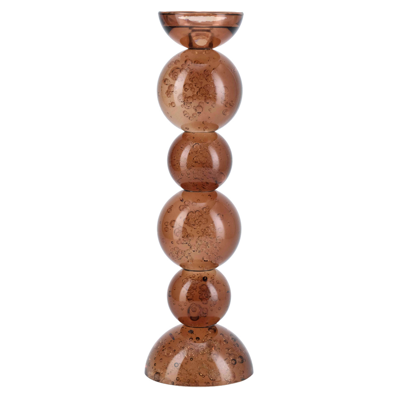 Kerzenhalter Jolita brown large