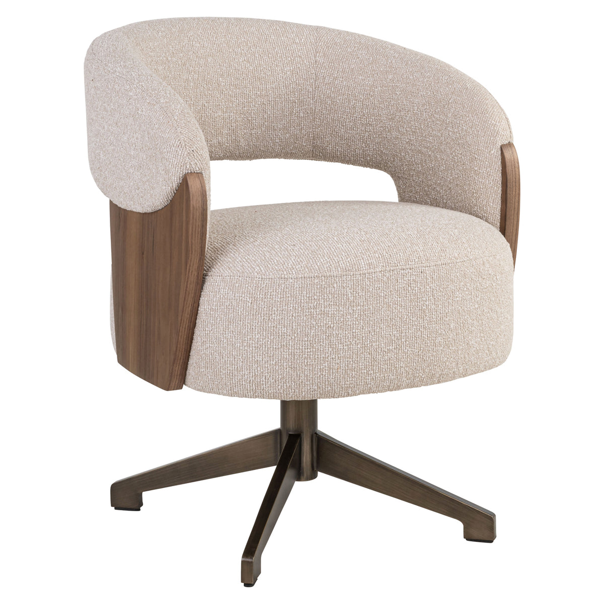 Esszimmerstuhl Pollux lodge desert walnut - swivel