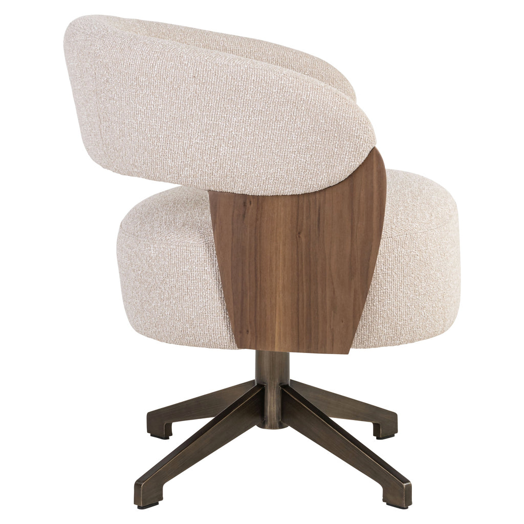 Esszimmerstuhl Pollux lodge desert walnut - swivel