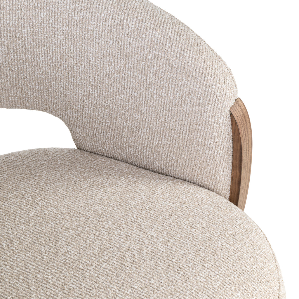Esszimmerstuhl Pollux lodge desert walnut - swivel
