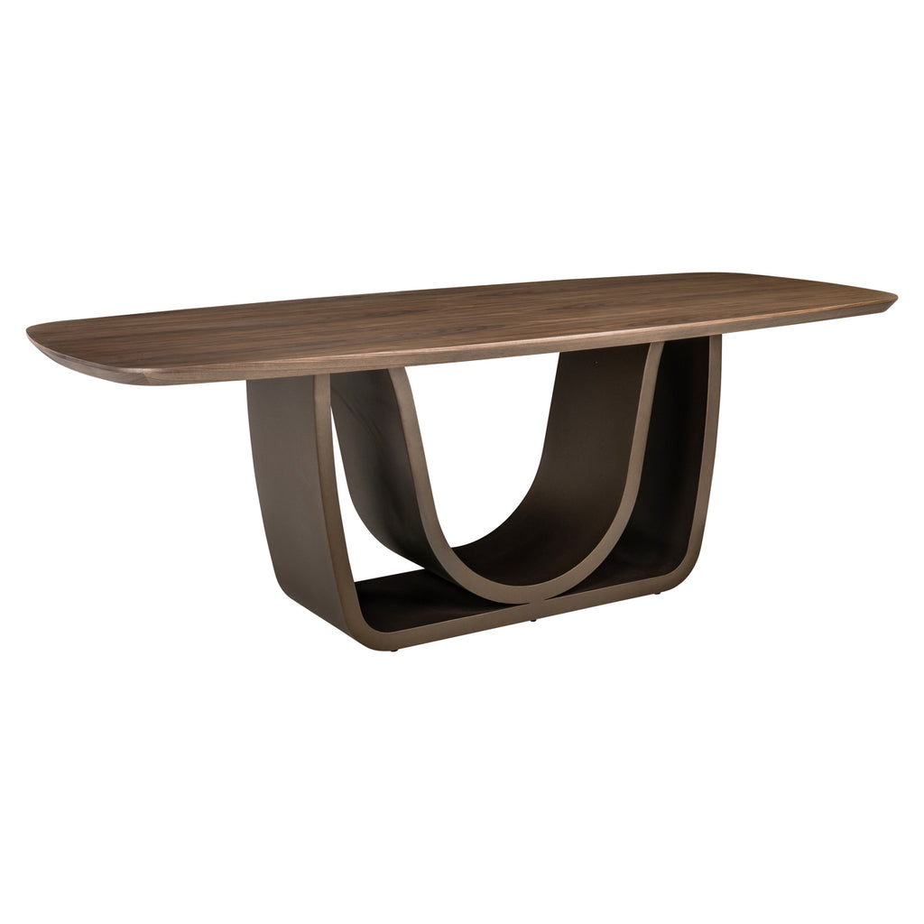 Esstisch Windsor walnut 230 brass base