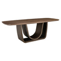 Esstisch Windsor walnut 230 brass base