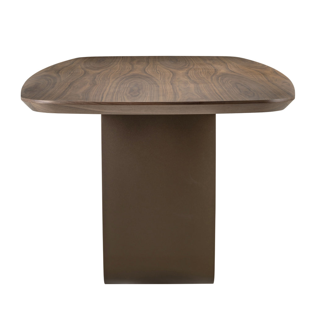 Esstisch Windsor walnut 230 brass base
