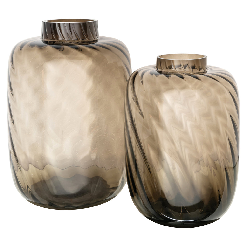 Vase Elora brown large