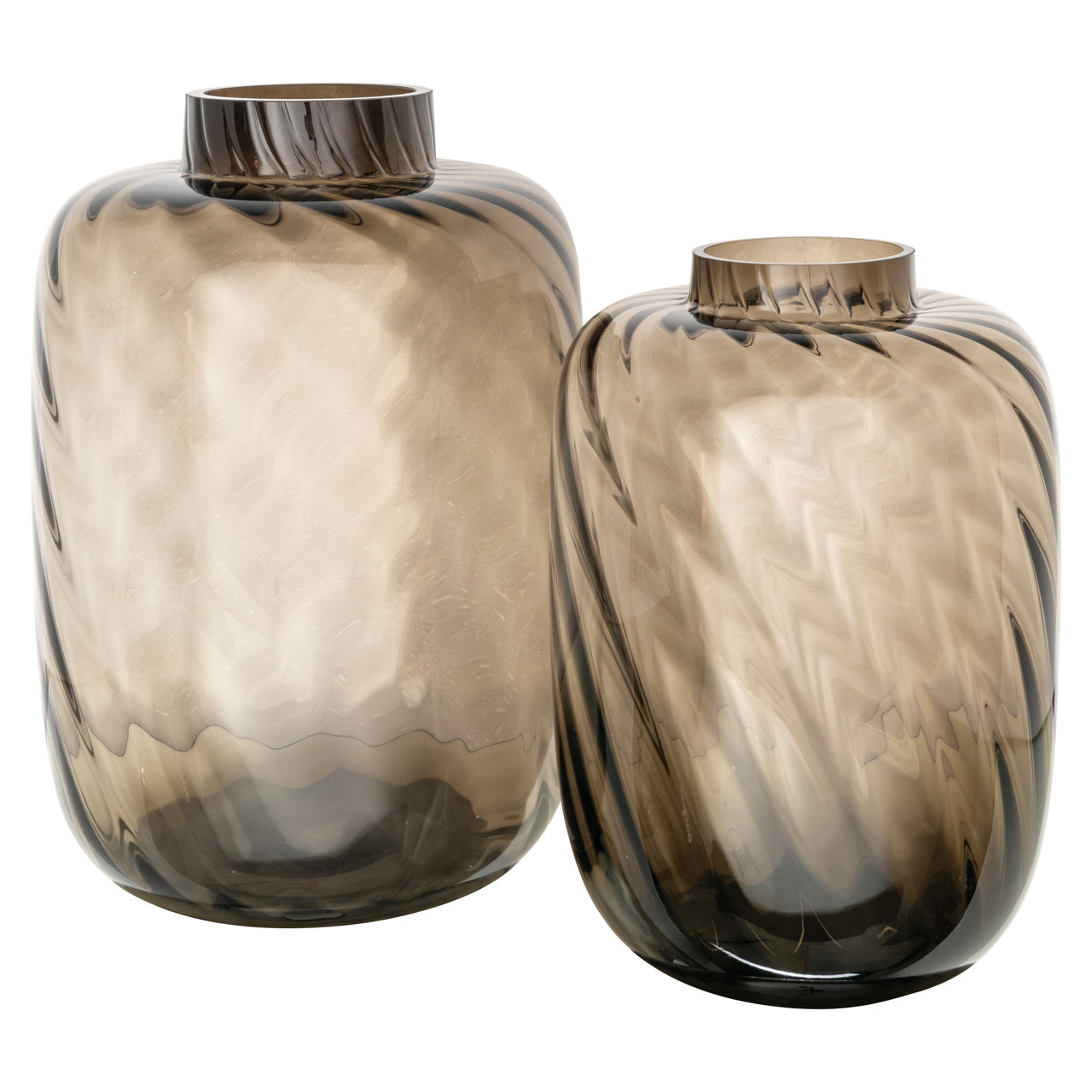 Vase Elora brown large