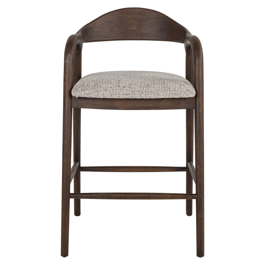 Thekenstuhl Mihara mocca fancy fire retardant