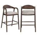 Thekenstuhl Mihara mocca fancy fire retardant