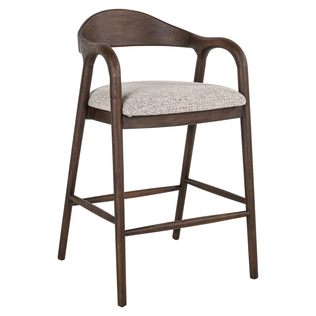 Thekenstuhl Mihara mocca fancy fire retardant