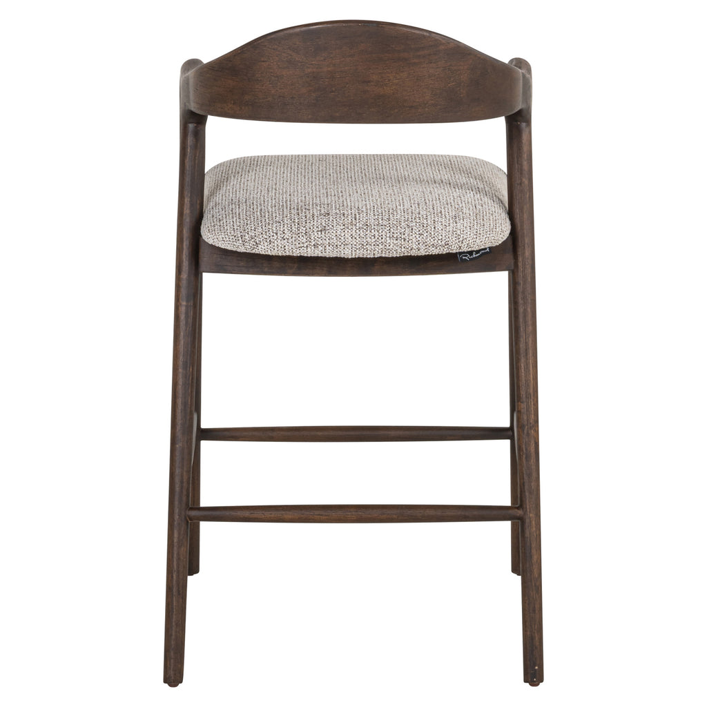 Thekenstuhl Mihara mocca fancy fire retardant
