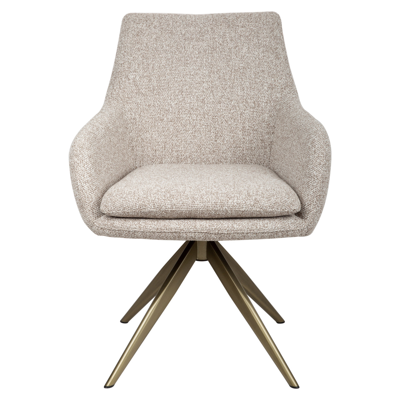 Esszimmerstuhl Lisonne cayenne brown swivel fire retardant