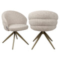 Esszimmerstuhl Zendaya cayenne brown swivel fire retardant