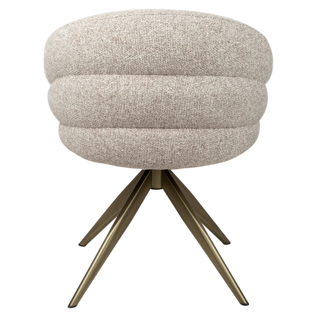 Esszimmerstuhl Zendaya cayenne brown swivel fire retardant