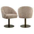 Esszimmerstuhl Beverly mocca linear swivel