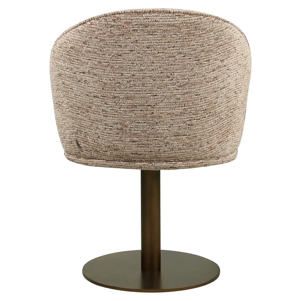 Esszimmerstuhl Beverly mocca linear swivel