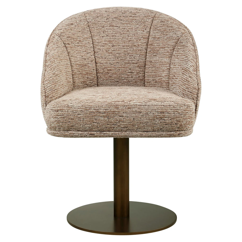 Esszimmerstuhl Beverly mocca linear swivel