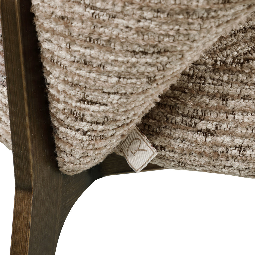 Esszimmerstuhl Kenzi mocca linear fire retardant