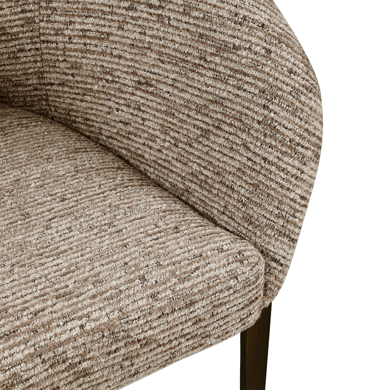 Esszimmerstuhl Kenzi mocca linear fire retardant