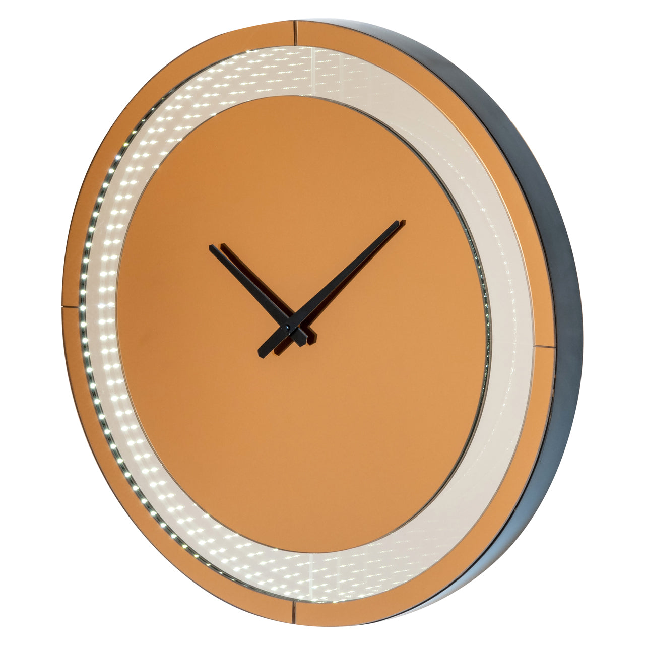 Wandlampe Julia brown - Led Clock