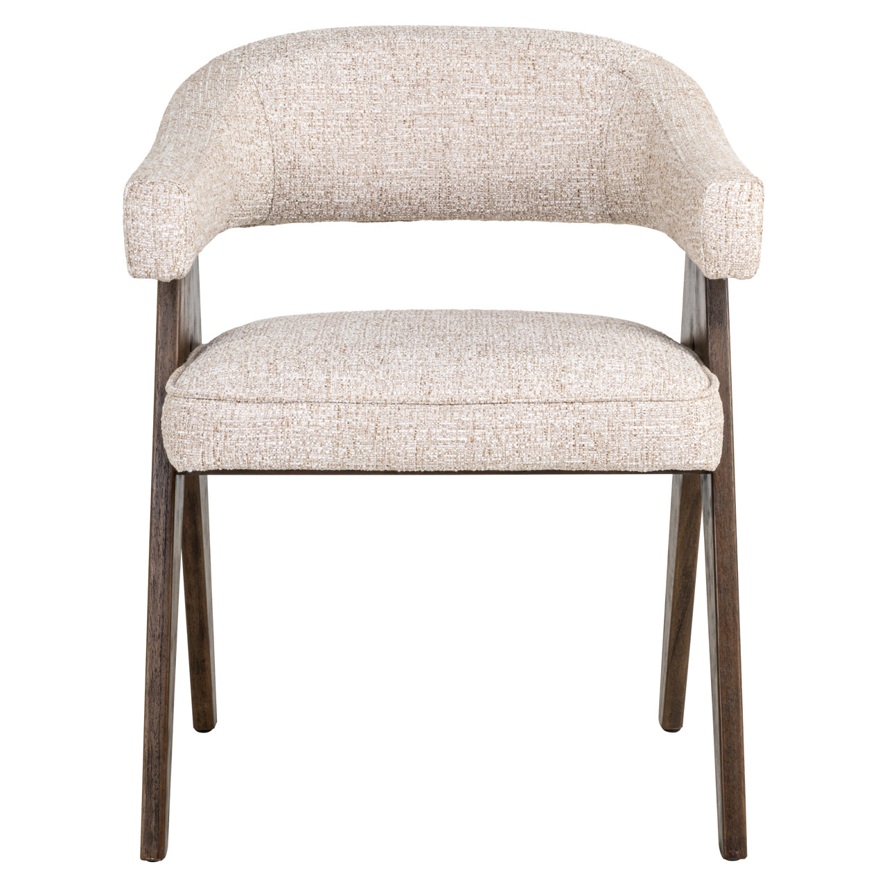 Esszimmerstuhl Mori cream tweed fire retardant