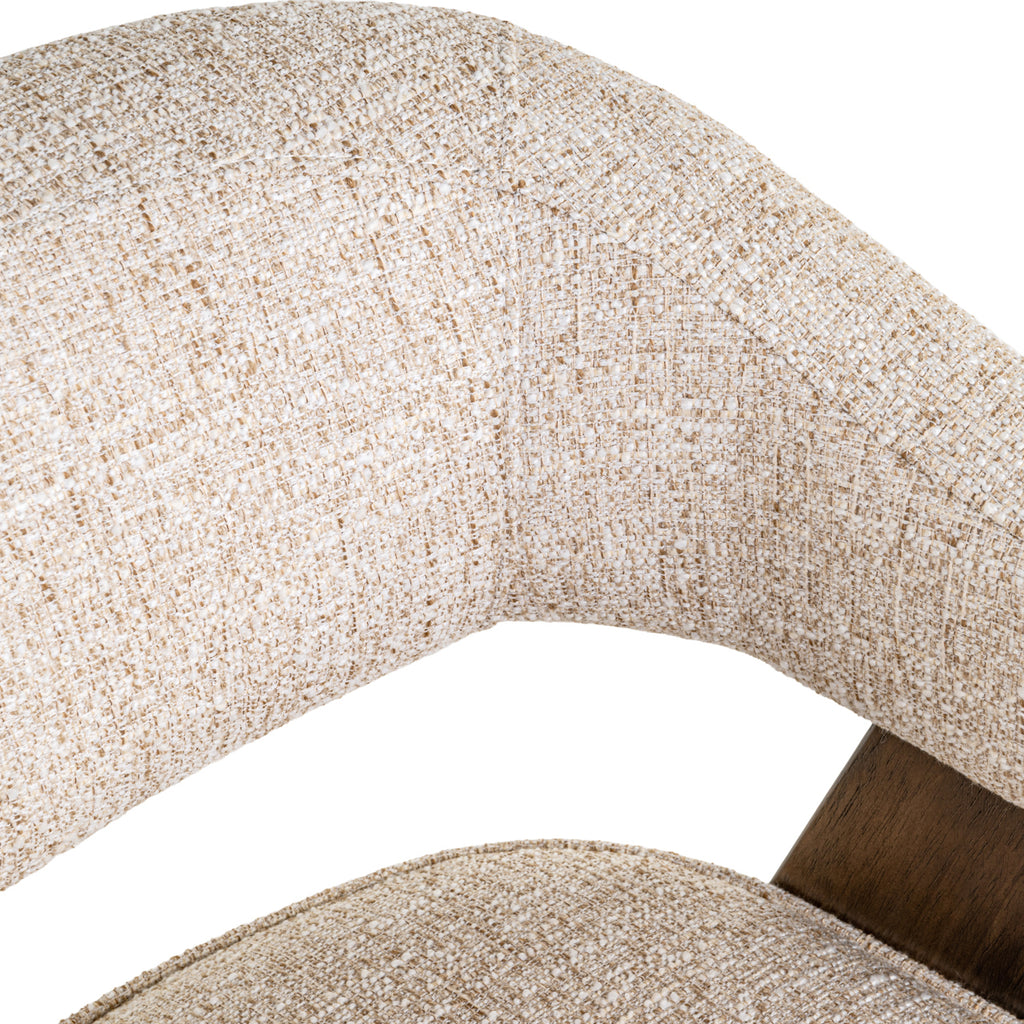 Esszimmerstuhl Mori cream tweed fire retardant
