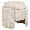 Hocker & Fußbank Cupid beige angora with storage