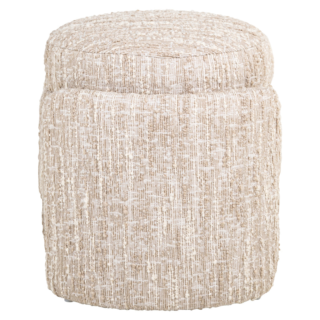 Hocker & Fußbank Cupid beige angora with storage