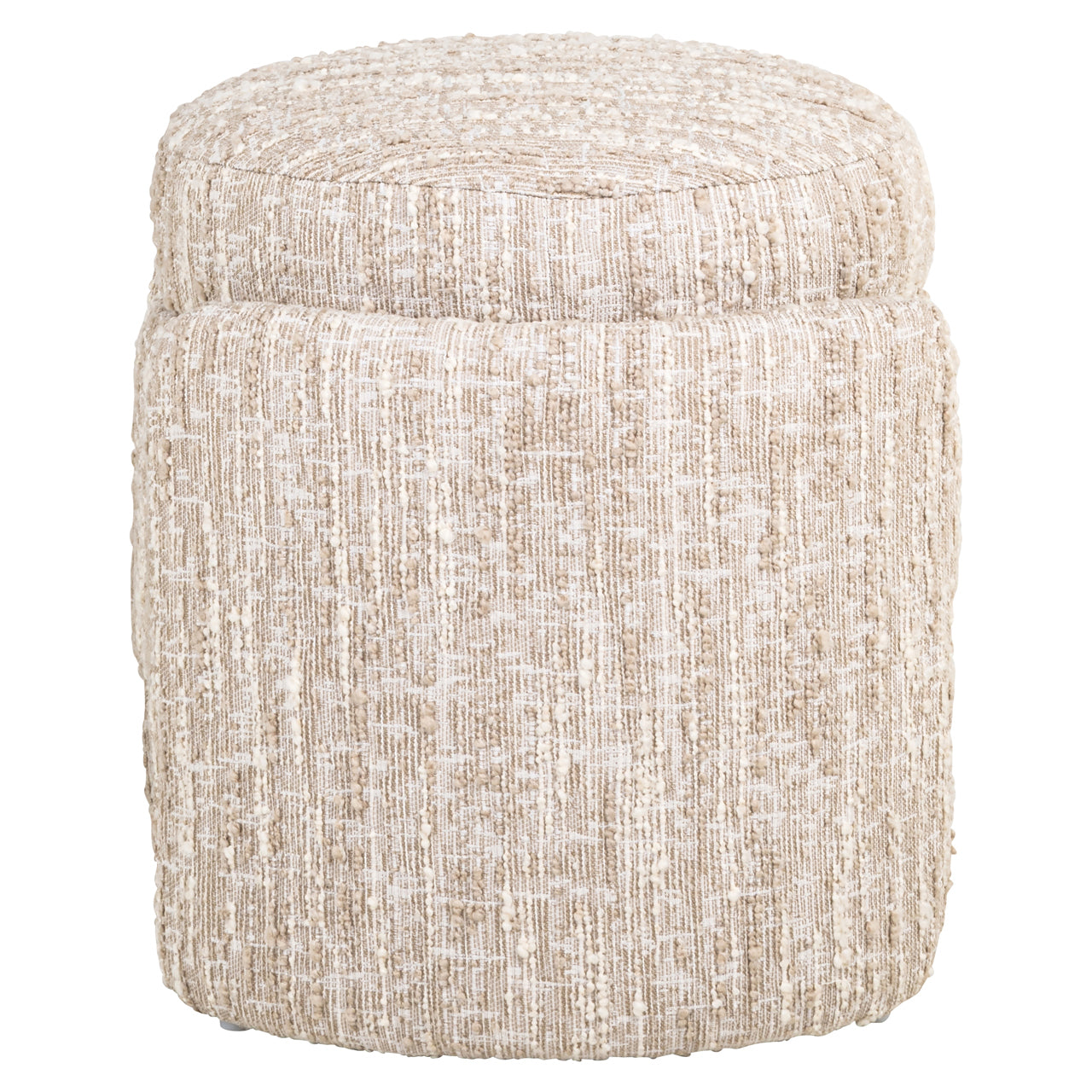 Hocker & Fußbank Cupid beige angora with storage