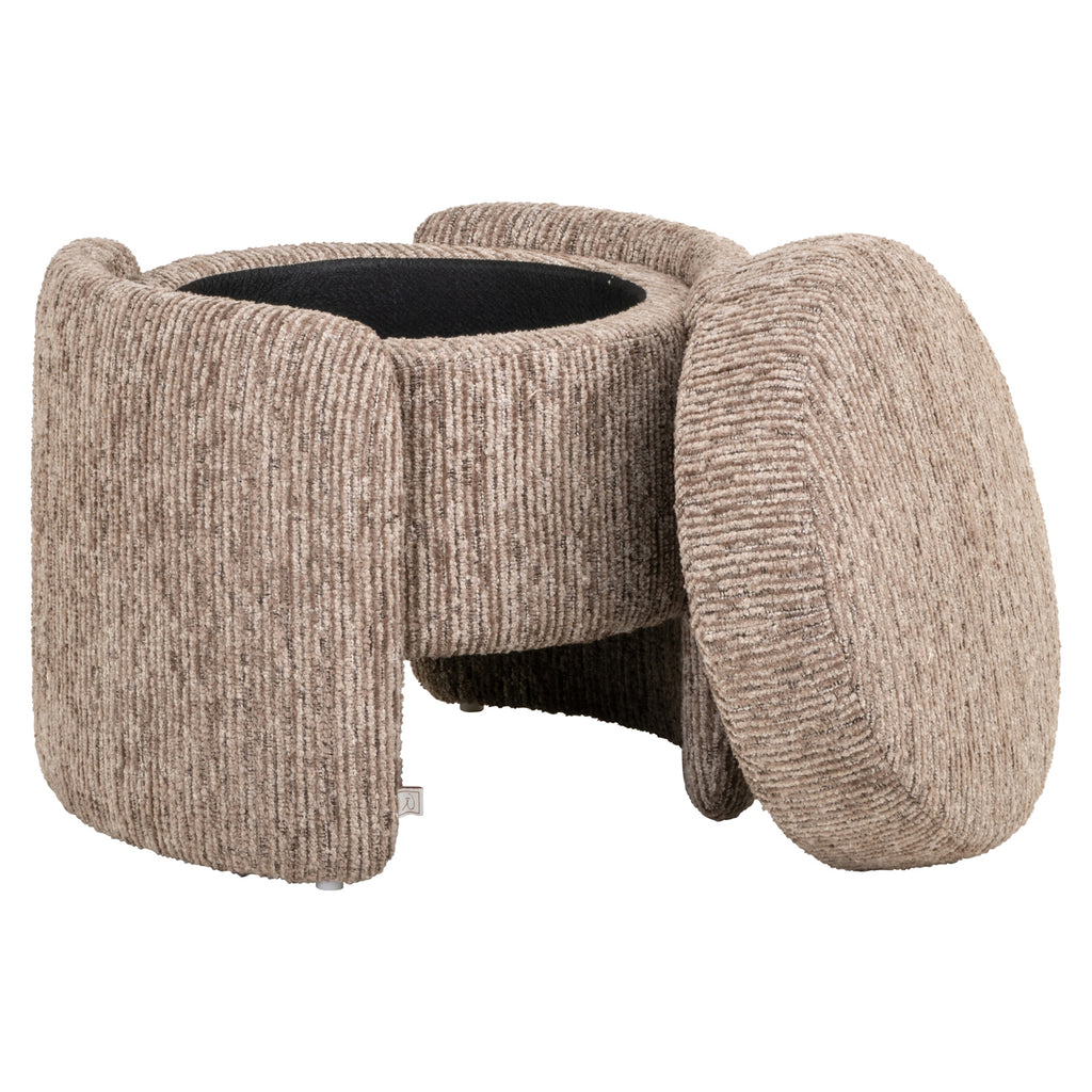 Hocker & Fußbank Cupid mocca linear with storage