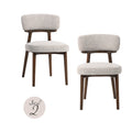 Esszimmerstuhl Basker natural fancy fire retardant (Set of 2)