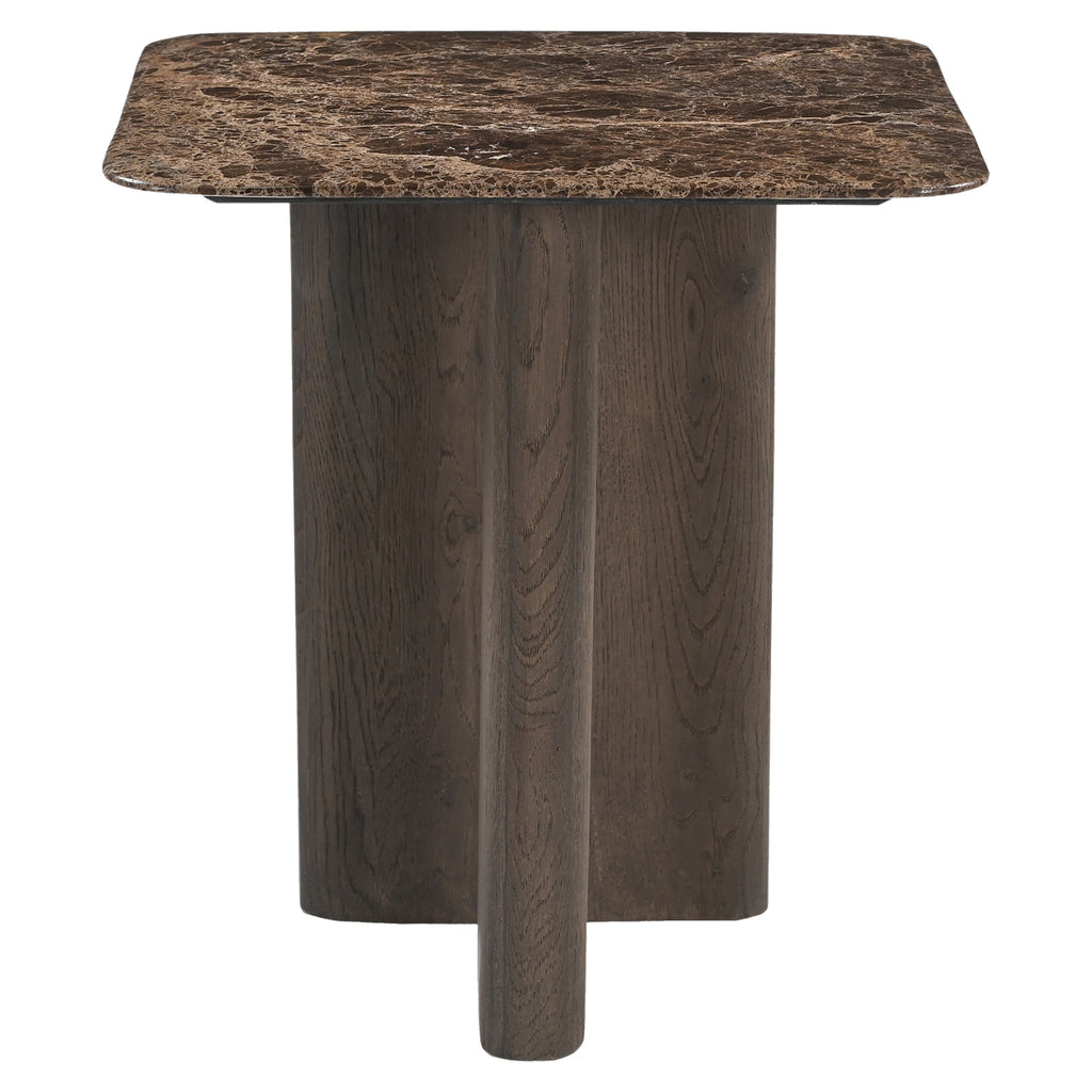 Beistelltisch Castello Smoked charchoal marble top